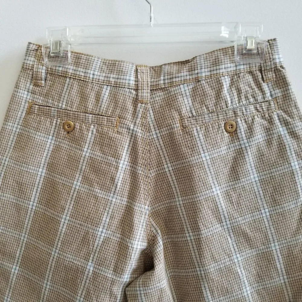 Boys Cherokee Flat Front Plaid Shorts Size 16 - EUC - Nice Shorts!